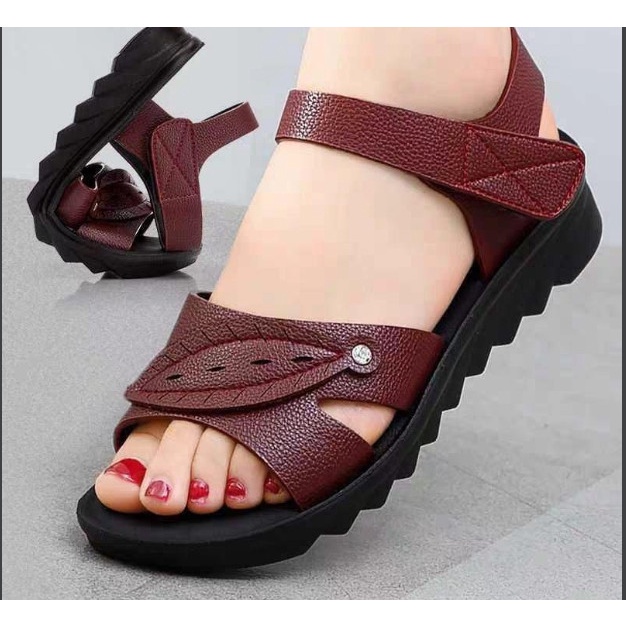 Dép quai hậu- Sandal đi mưa chất liệu da mềm đế cao su non êm chân siêu nhẹ siêu chắc chắn - Vincent Shop - Hàng mới về