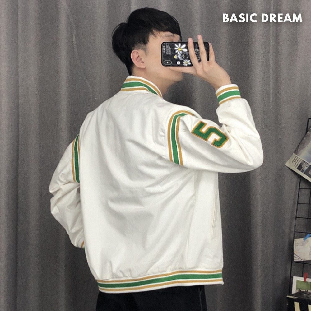 Áo Bomber Jacket Dù 2 Lớp MUDENG, Áo khoác bomber bóng chày Unisex Nam Nữ (Ảnh Thật/Có sẵn)