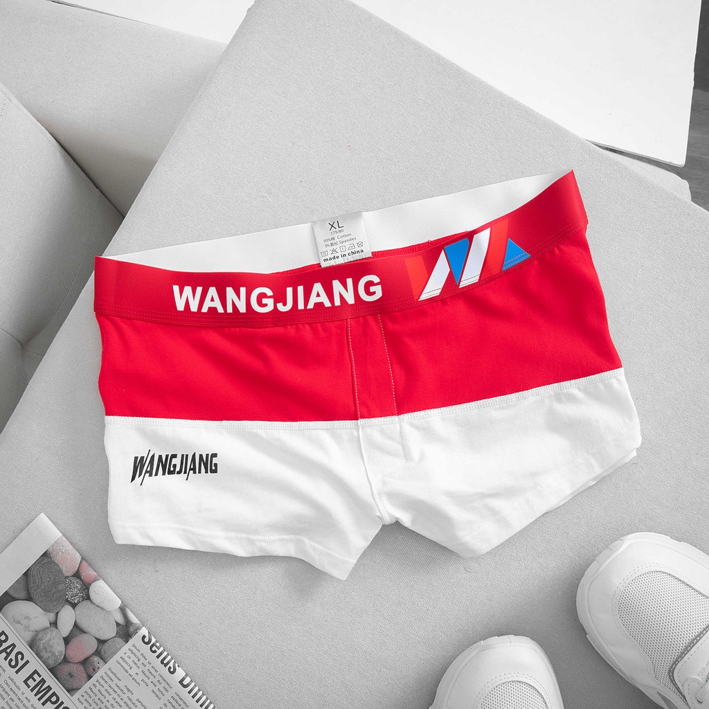 Quần Lót Nam Sịp Nam Vải Cotton Thấm Hút Kháng Khuẩn Co Dãn Tốt WANGJIANG-WJ01