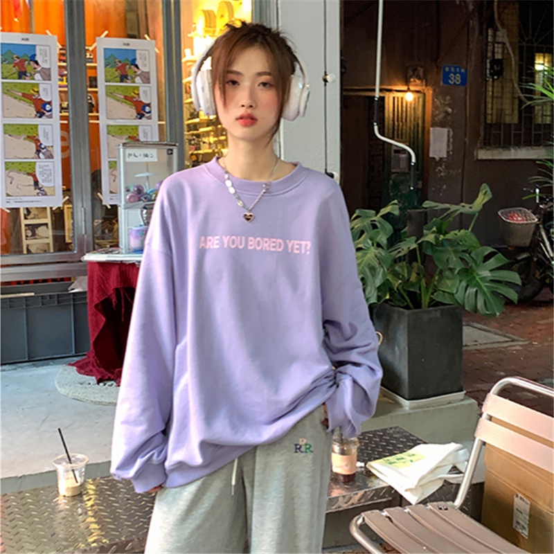 NRVP Áo Hoodie Dáng Rộng Thời Trang Hàn Quốc 2022 Dành Cho Nữ