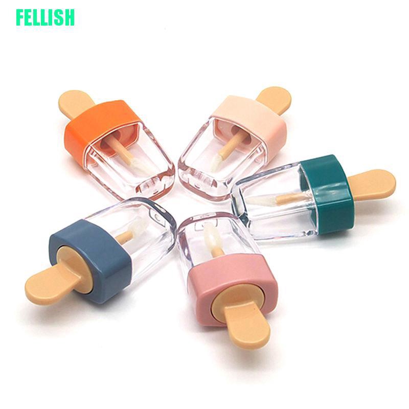 (Hàng Mới Về) Ống Rỗng Đựng Son Kem Hình Que Kem 6ml