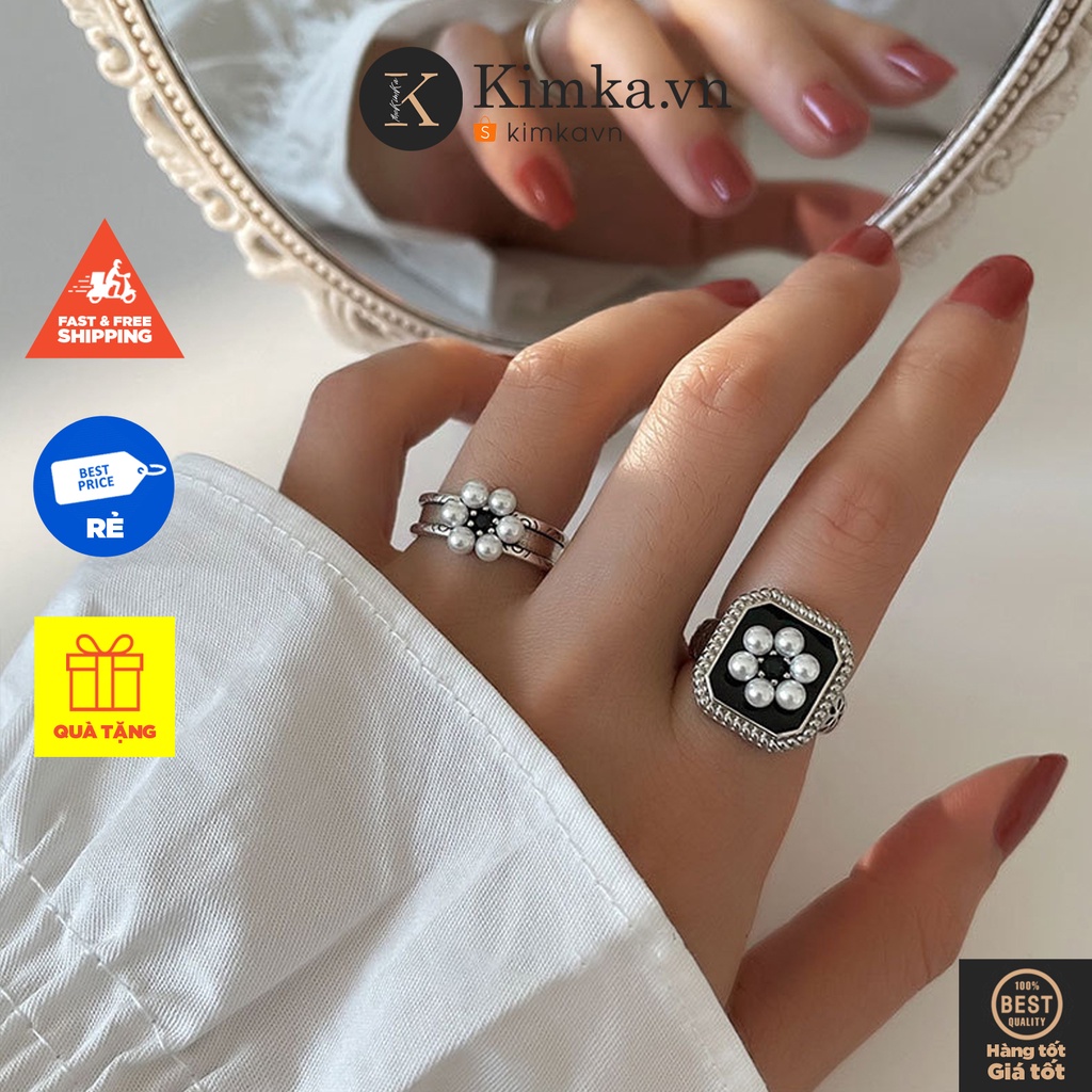 (0312) Nhẫn Bạc S925 Hoa Cúc Nhỏ Phong Cách Vintage Cổ Điển Sang Trọng