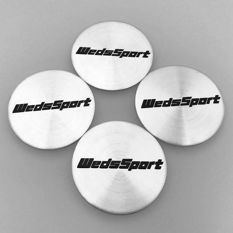 Set 4 Nắp Logo Wedssport 45mm Gắn Trục Bánh Xe Hơi