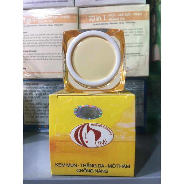 kem yến đỏ -collagen (umi) mụn,trắng da,mờ thâm,chống nắng  hủ 12g