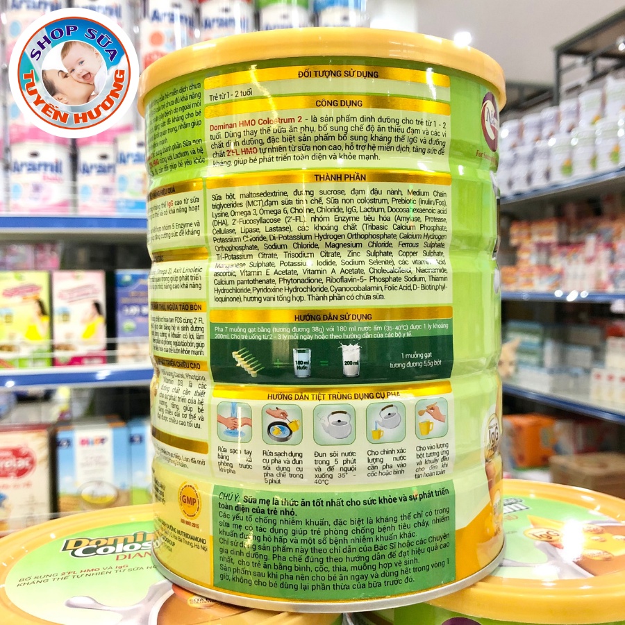 Sữa Dominan Colostrum HMO số 1,2,3 Hộp 800g & 400g Chính Hãng