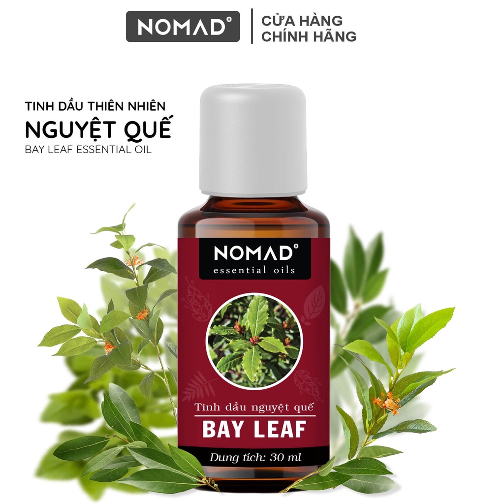 Tinh Dầu Thiên Nhiên Nguyệt Quế Nomad Bay Leaf Essential Oil 10/30ml