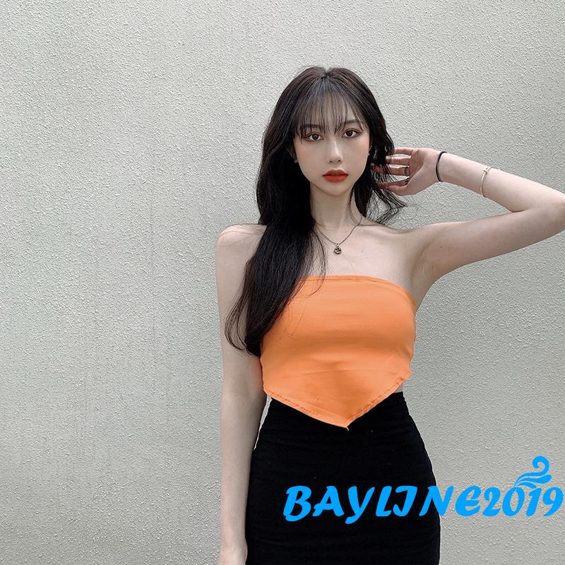 Áo Ống Không Tay Màu Sắc Thời Trang Quyến Rũ Cho Nữ