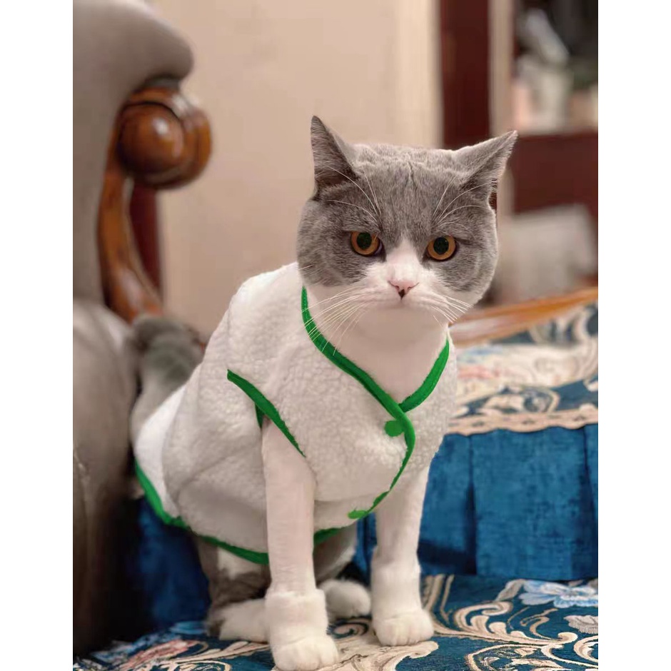 Áo Tank Top Thêu Hình Đám Mây Thời Trang Thu Đông Cho Thú Cưng