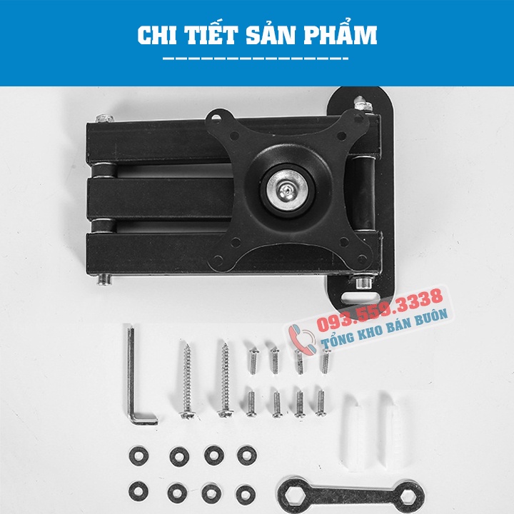 Giá Treo Màn Hình Máy Tính Gắn Tường S32 14 - 17 - 23 - 29 - 32 Inch - Giá Treo Tivi Xoay 360 Độ Tiện Lợi Khi Sử Dụng