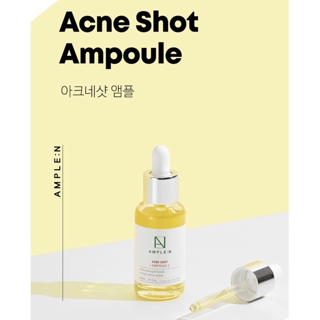 Tinh chất dưỡng da mụn AMPLE:N Amplen Acne Shot Ampoule 30ml