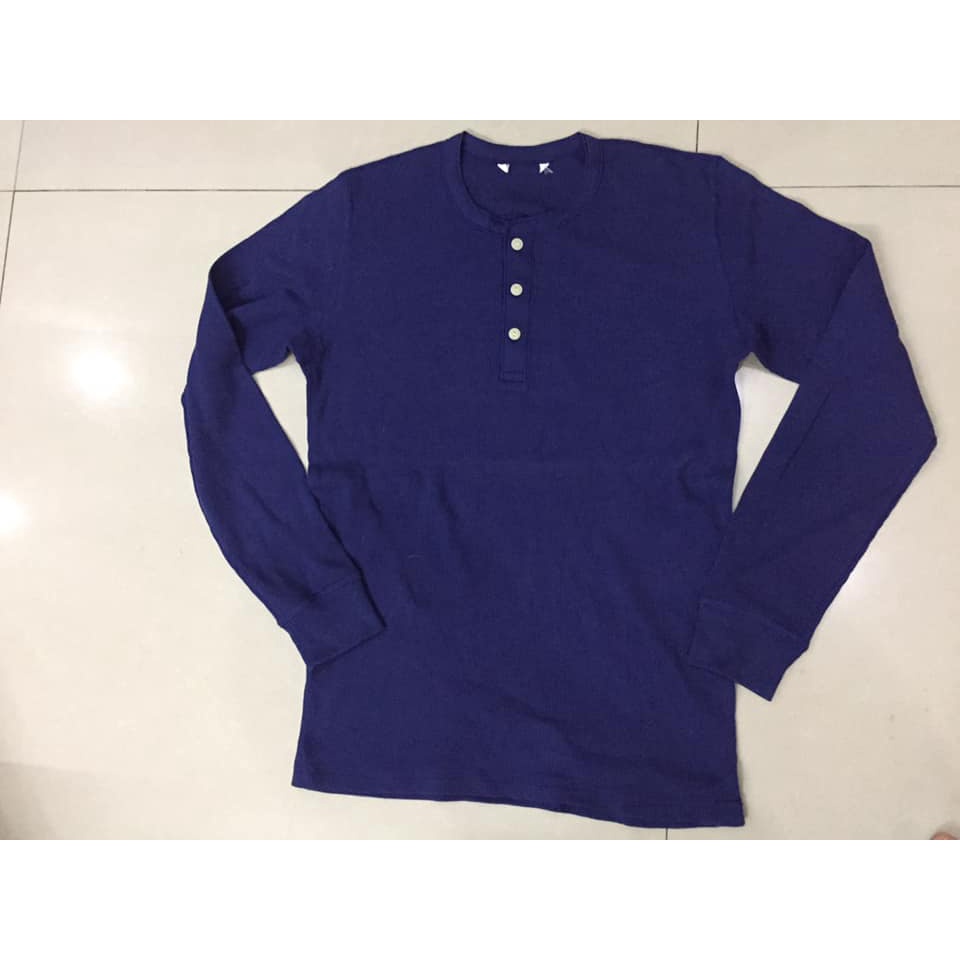 Áo thun gân dài tay nam xuất dư