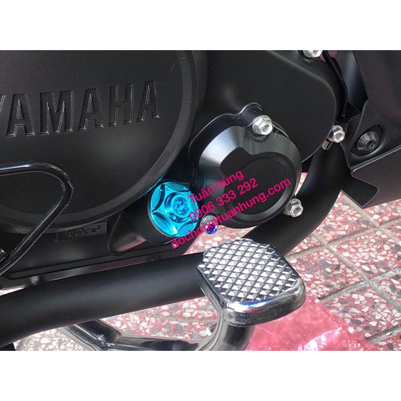 Ốc nắp nhớt titan xe máy  - ốc nhớt xe máy titan 7 màu - đồ chơi xe ex155