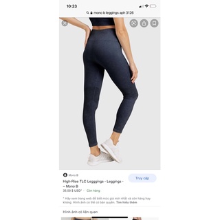 Quần Legging cạp cao thun gân siêu co giãn