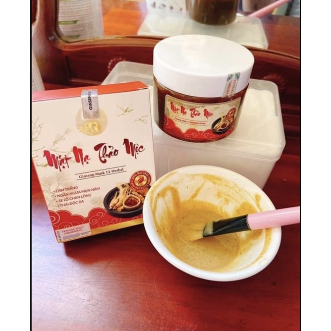 MĂT  NẠ NGỌC SÂM CHƯA PHA