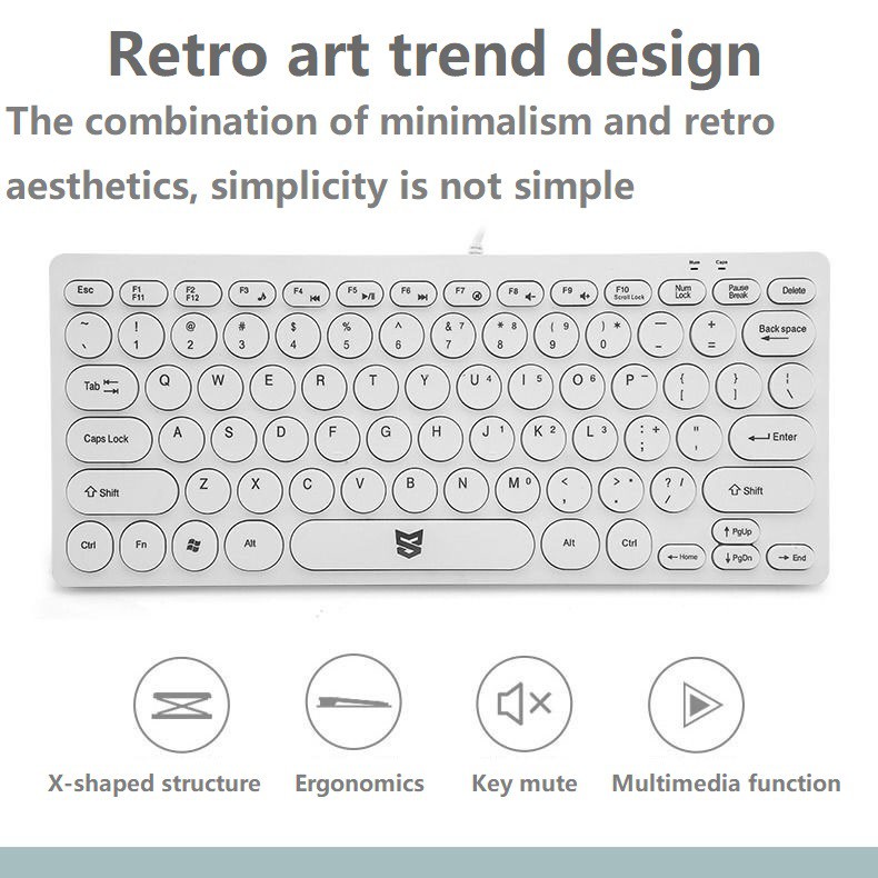 Bàn Phím / Set Bàn Phím Và Chuột Mini Siêu Mỏng Có Dây Usb Thông Dụng Cho Văn Phòng / Nhà Ở Có Bán Lẻ