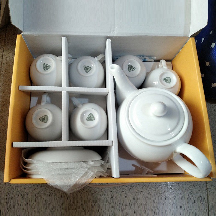 Bộ tách trà sứ minh long - bộ tách trà sứ minh long