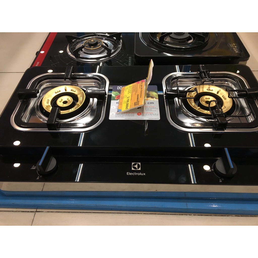 Bếp gas đôi Electrolux ETG729GKTR-Chính Hãng trưng bày 99%+Tặng dây gas-Đầu hâm,Ngắt gas tự động-Bảo Hành 12 Tháng