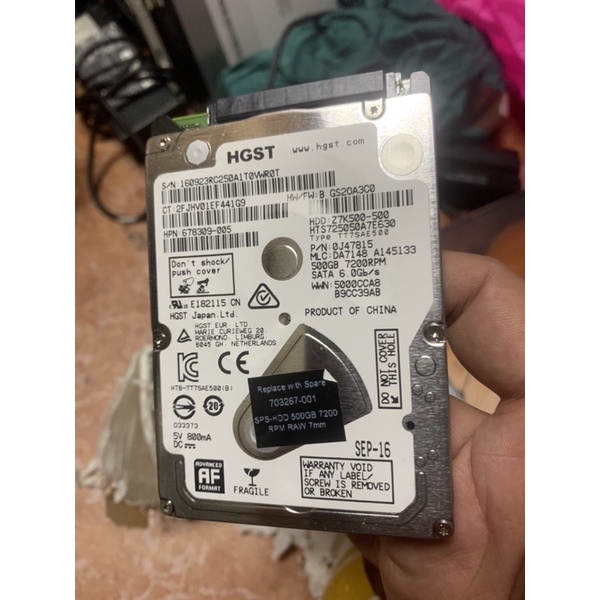 hdd laptop ổ cưng laptop 500gb 7200rpm tốc độ cao chép data