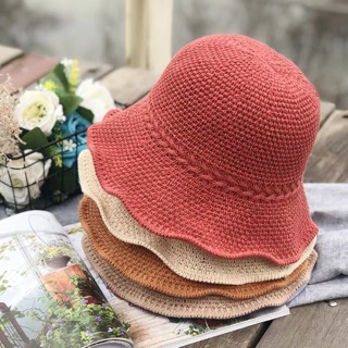 Mũ bucket len tết