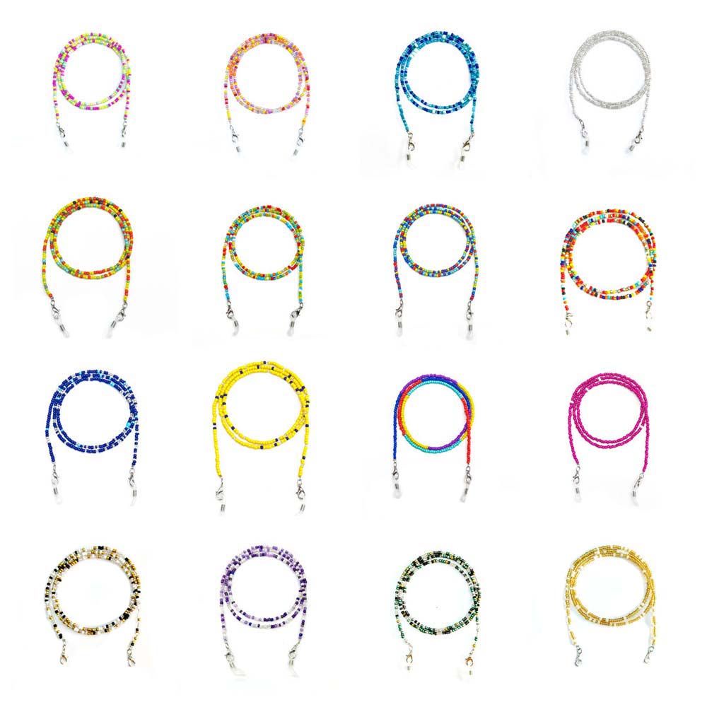 Dây Đeo Cổ Bảo Vệ Mặt Chống Thất Lạc Phối Hạt Nhiều Màu Thời Trang Cho Nam Và Nữ