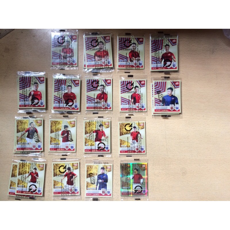 Thẻ poca cầu thủ Việt Nam 2021