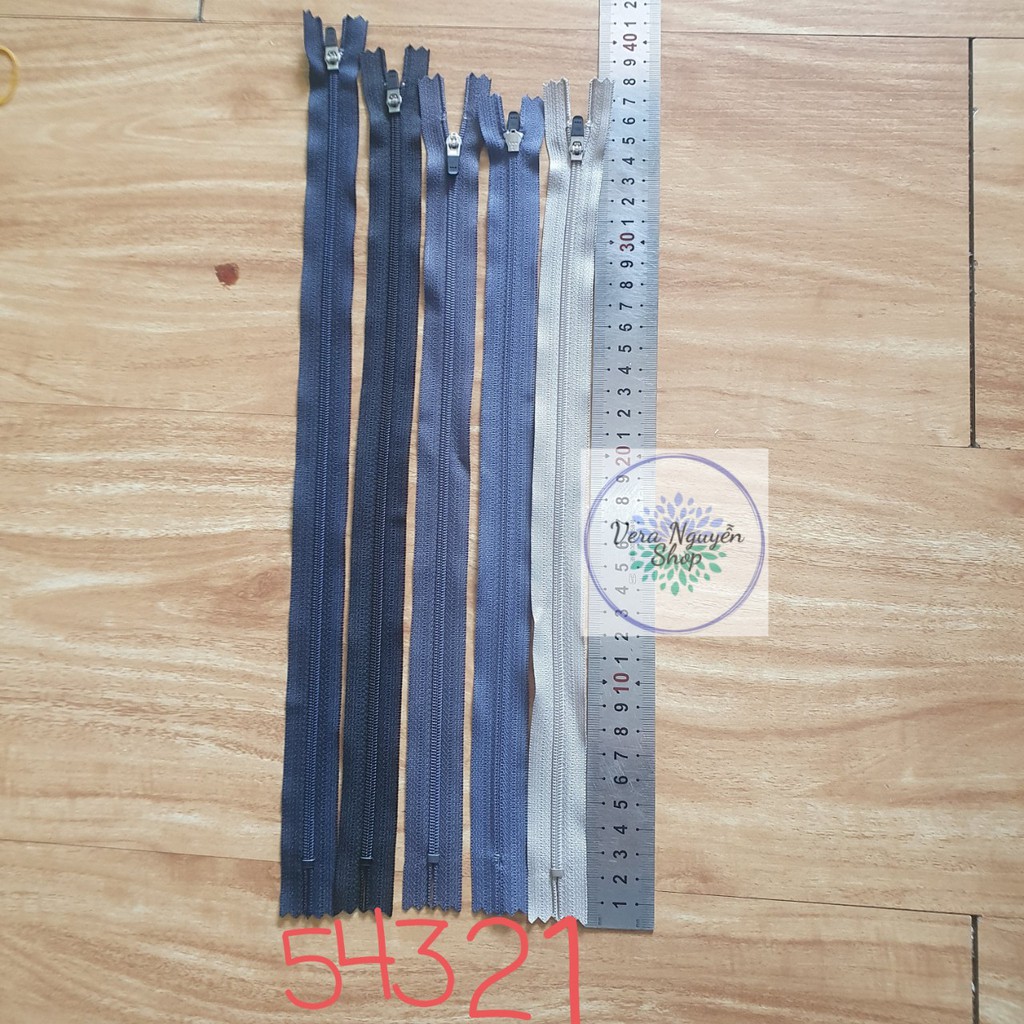 Dây khóa kéo nhựa ykk size 35cm