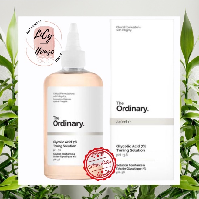 Toner tẩy da chết The Ordinary glycolic acid 7% Toning Solution - licyhouse