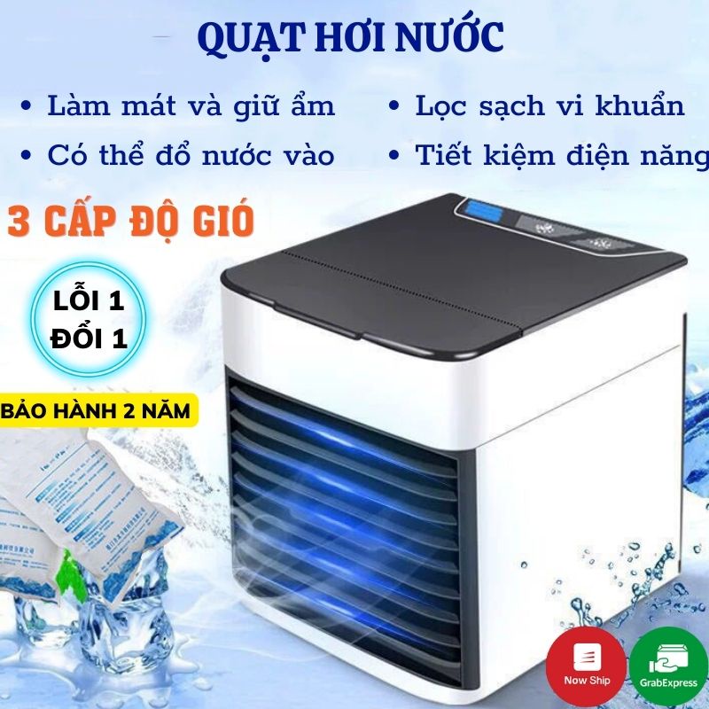 Quạt Hơi Nước Mini Quạt Điều Hòa Hơi Nước Phun Sương Siêu Mát Moda.H