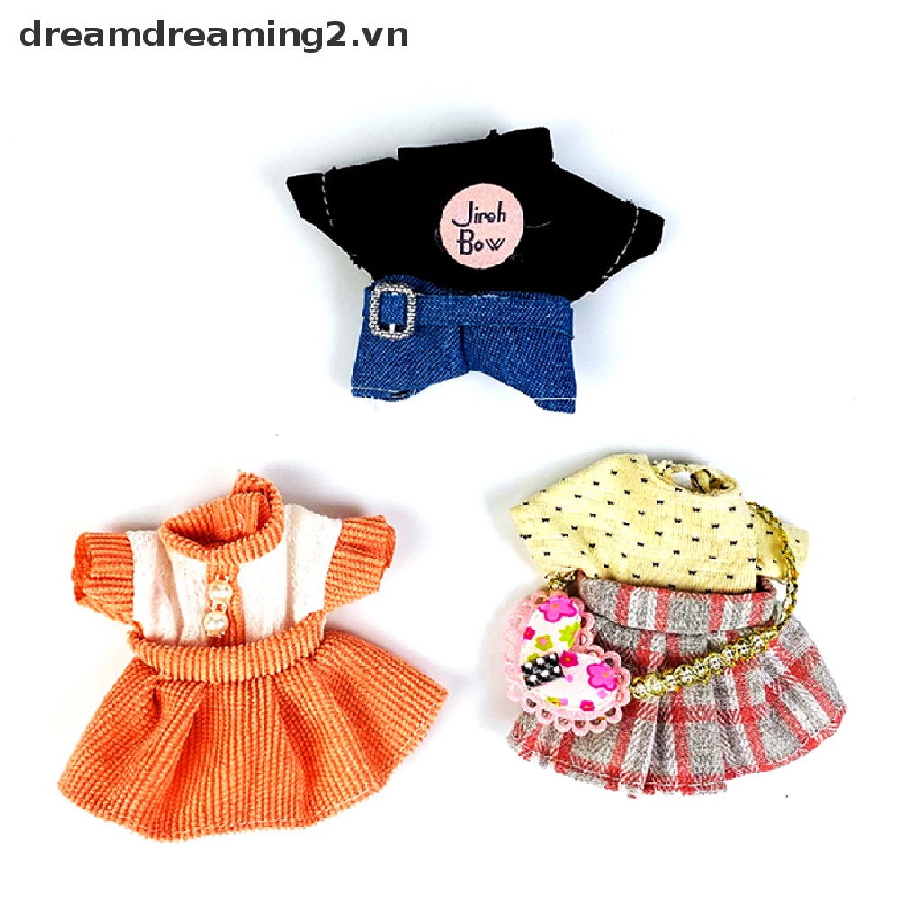 Đầm Nhiều Màu Sắc Cho Búp Bê Kích Thước 6 Inch