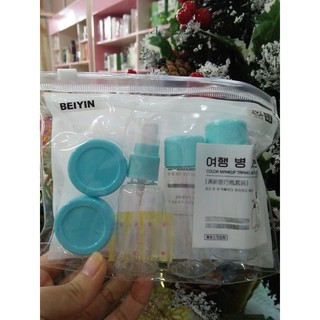 Bộ chiết mỹ phẩm 7 món mini Hàn Quốc