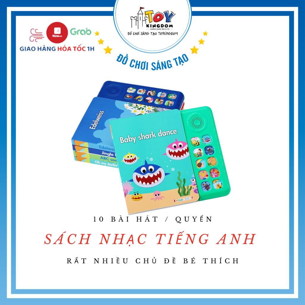 Đồ Chơi Sách Nhạc Tiếng Anh Toykingdom Giúp Bé Phát Triển Kĩ Năng Cơ Bản - Tặng Pin Đi Kèm