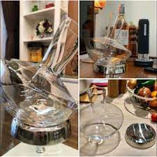 Bình đựng rượu vang WMF Weinkaraffe Jette 0,75L kèm đế