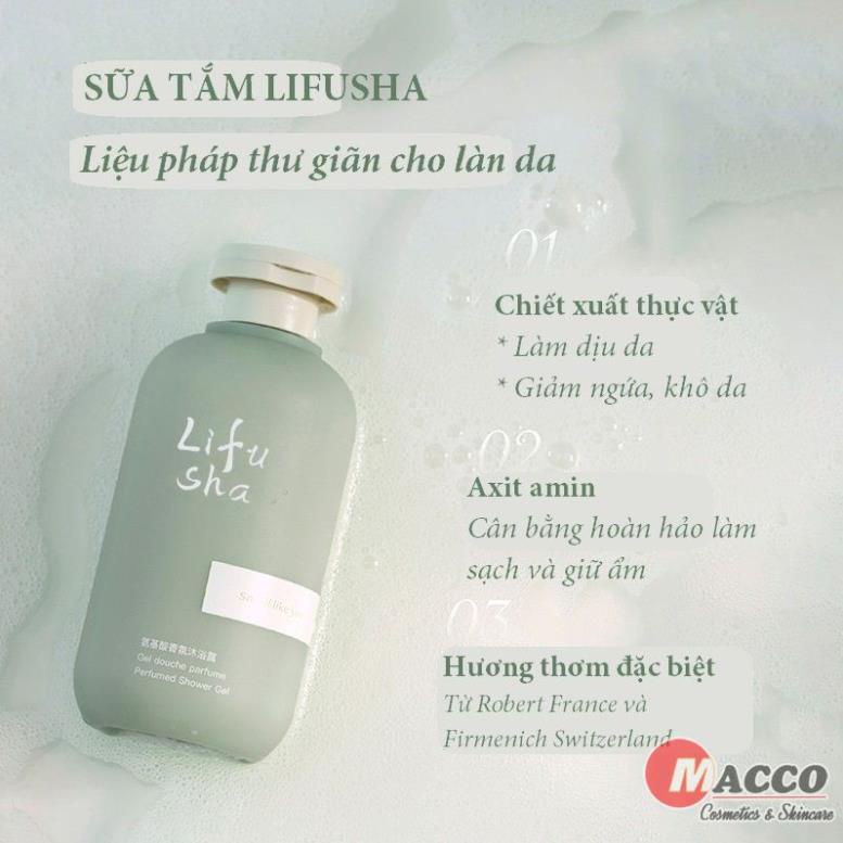 Sữa Tắm Nước Hoa Lifusha Thư Giãn 300ml - Lưu Hương Thơm Dịu Nhẹ