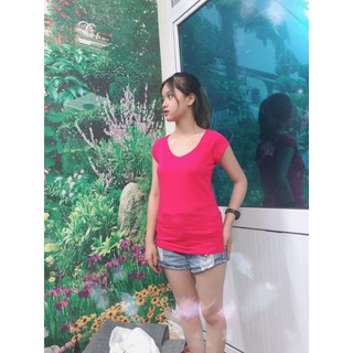 Áo cotton nữ xuất dư