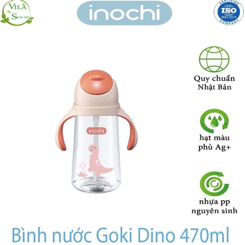 Bình Nước Đi Học, Bình Nước Cho Bé 350ml - 450ml Sản Phẩm Bình Nước Cao Cấp Inochi An Toàn - Không Mùi - Kháng Khuẩn