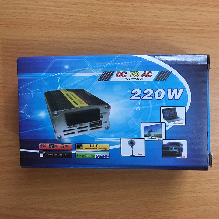 Bộ Đổi Nguồn 220W 12V