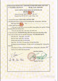Thảo mộc tắm Mường Nhé