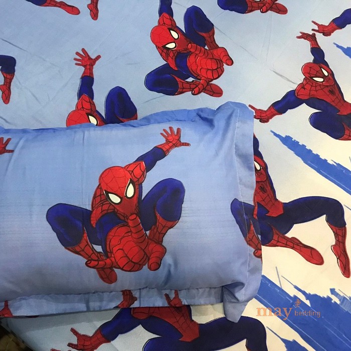 Ga gối poly cotton May Bedding bo chun bọc đệm kèm 2 vỏ gối kích thước m6 và m8 nhiều mẫu | BigBuy360 - bigbuy360.vn