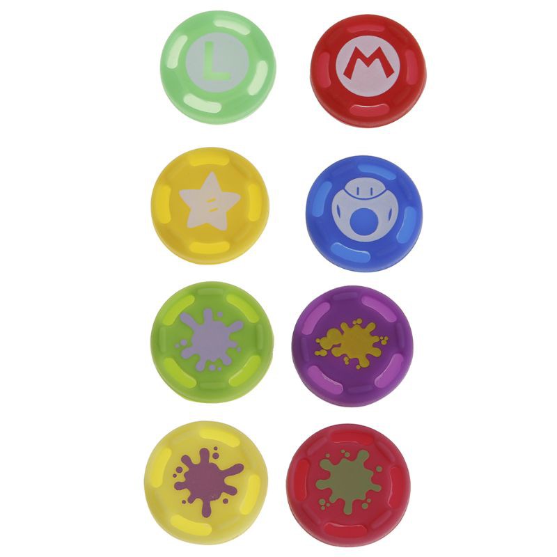 Bộ 10 miếng bọc silicon cho nút tay cầm chơi game Switch Pro PS4