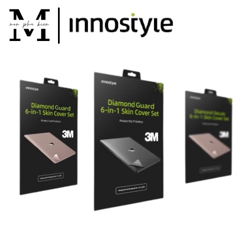 INNOSTYLE (USA) DÁN 3M DIAMOND GUARD 6-IN-1 SKIN SET FOR MACBOOK AIR 13/14/16” M1 20218 – 2021 | MON phụ kiện