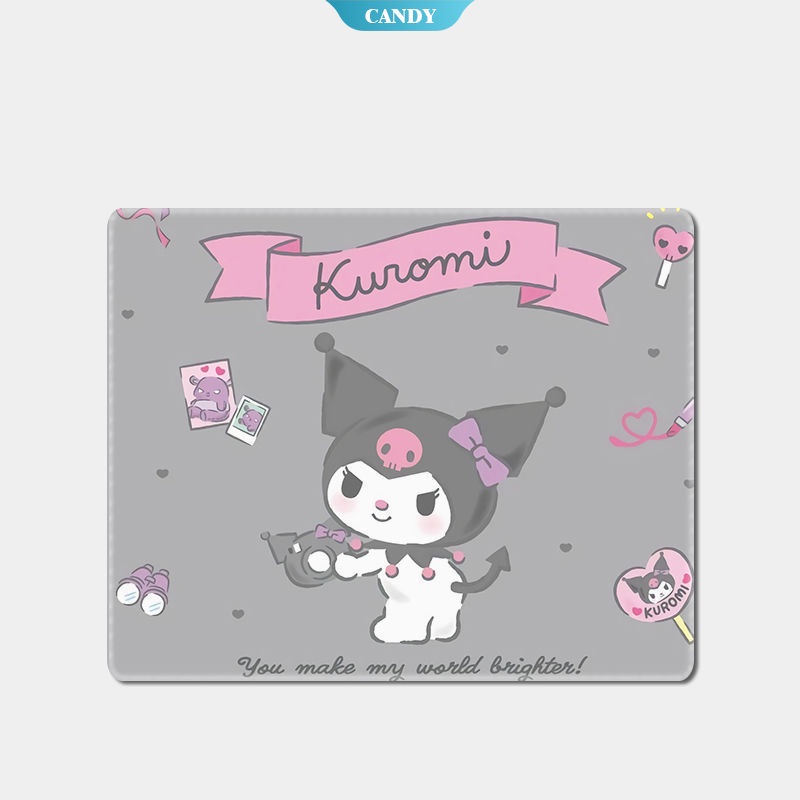 Miếng Lót Chuột Chống Trượt Hình Vuông Họa Tiết Thỏ Melody Dễ Thương 22X18Cm