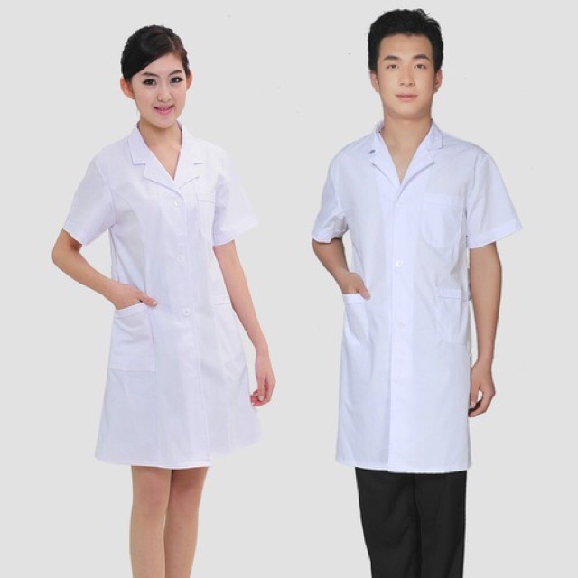 Áo Blu Bác Sĩ, Y Tá Cho Spa, Nhà Thuốc Vải Non Mỹ