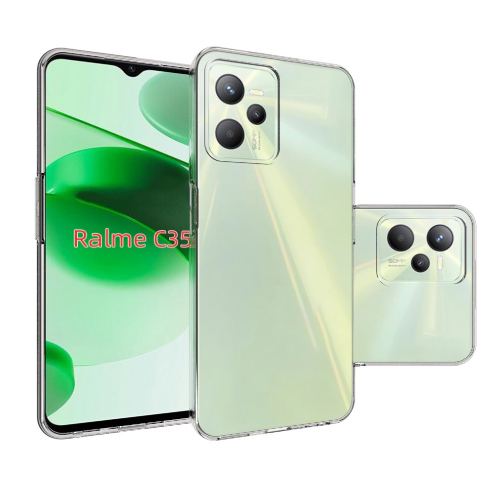 Ốp Điện Thoại Mềm Trong Suốt Cho Realme C55 C53 C33 C30s C30 C35 C31 C25y C20 C21y C25 C25s C21 C17 C15 C11 C12 C3