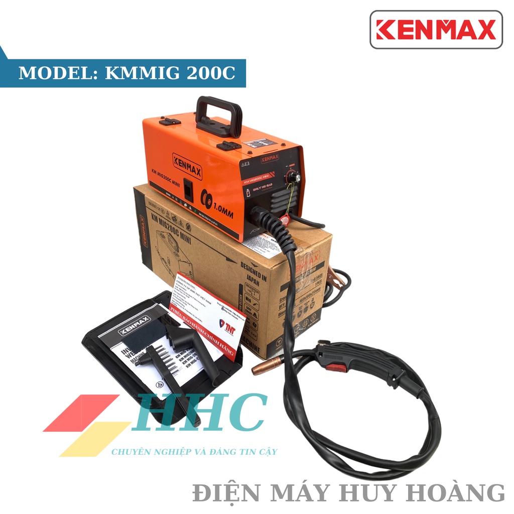 Máy hàn mig 1 chức năng Kenmax 200C- Tặng cuộn dây hàn mig không dùng khí