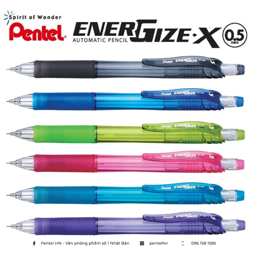 Bút Chì Kim Pentel Nét 0.5mm PL105