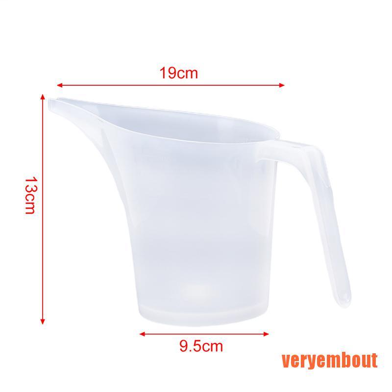 Cốc Đo Lường Bằng Nhựa 1000ml Chuyên Dụng Cho Nấu Ăn
