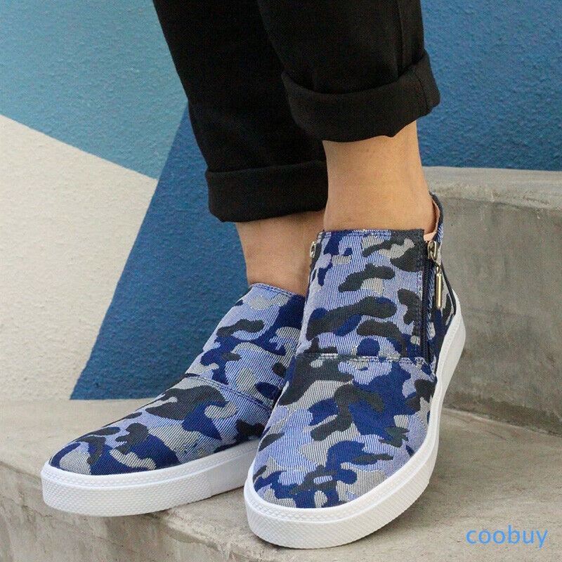 Giày lười màu Camo phong cách Camo