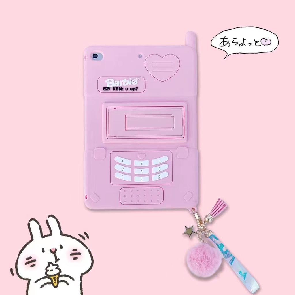 Ốp Điện Thoại Mềm Hình Hoạt Hình Có Dây Đeo Cho Ipàd 7th 8th 9th Mini 6 Air 4 Air 5 Ipàd 9.7 2017 18 Air Air 2 Mini 1 2 3 4 5