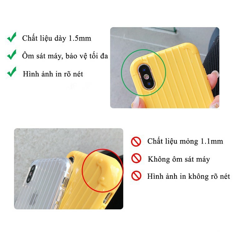 Ốp vali hình trái cây Oppo A52,A92,A91,A31,Reno 3,Reno 3 Pro,Realme 6 Pro