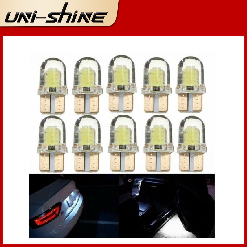 UNI-SHINE Đèn Led T10 W5W T10 194 168 W5W Cob 4 Smd Chuyên Dụng Cho Xe Ô Tô